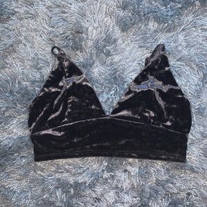 Forever 21 velvet bralette